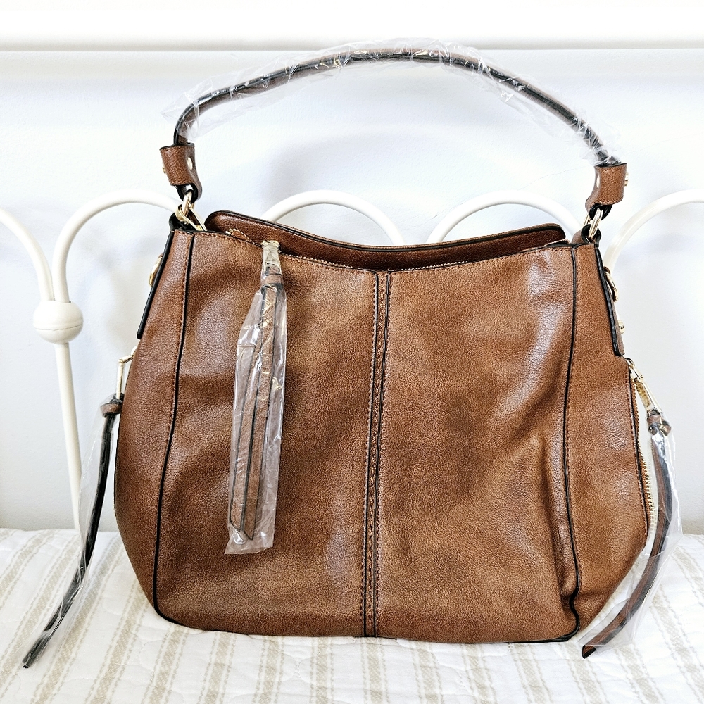 Vegan Leather Hobo Bag